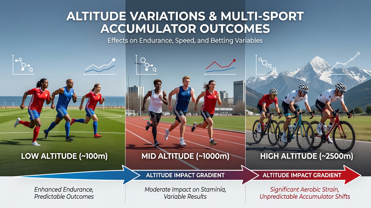 Athletes training at high elevation with visible mountain backdrop showing preparation for altitude effects