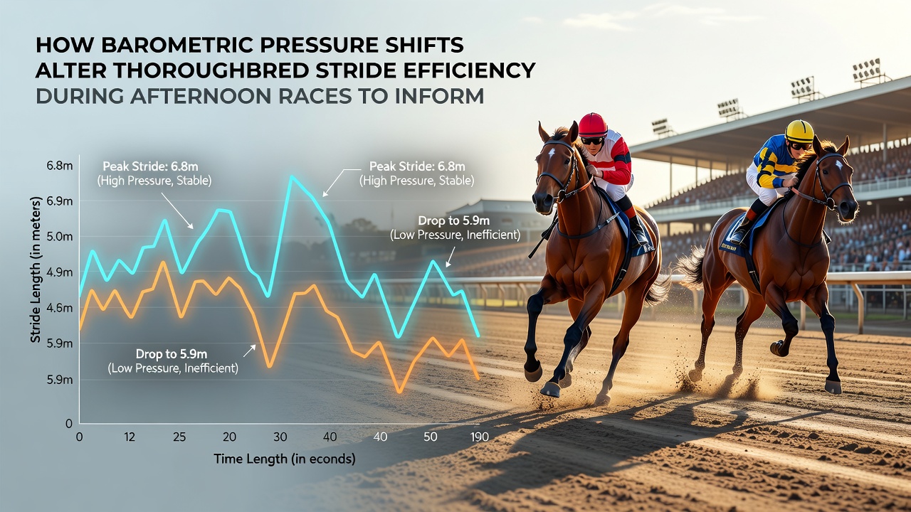 Data visualization showing correlations between weather metrics and performance across horse racing, basketball, and tennis events