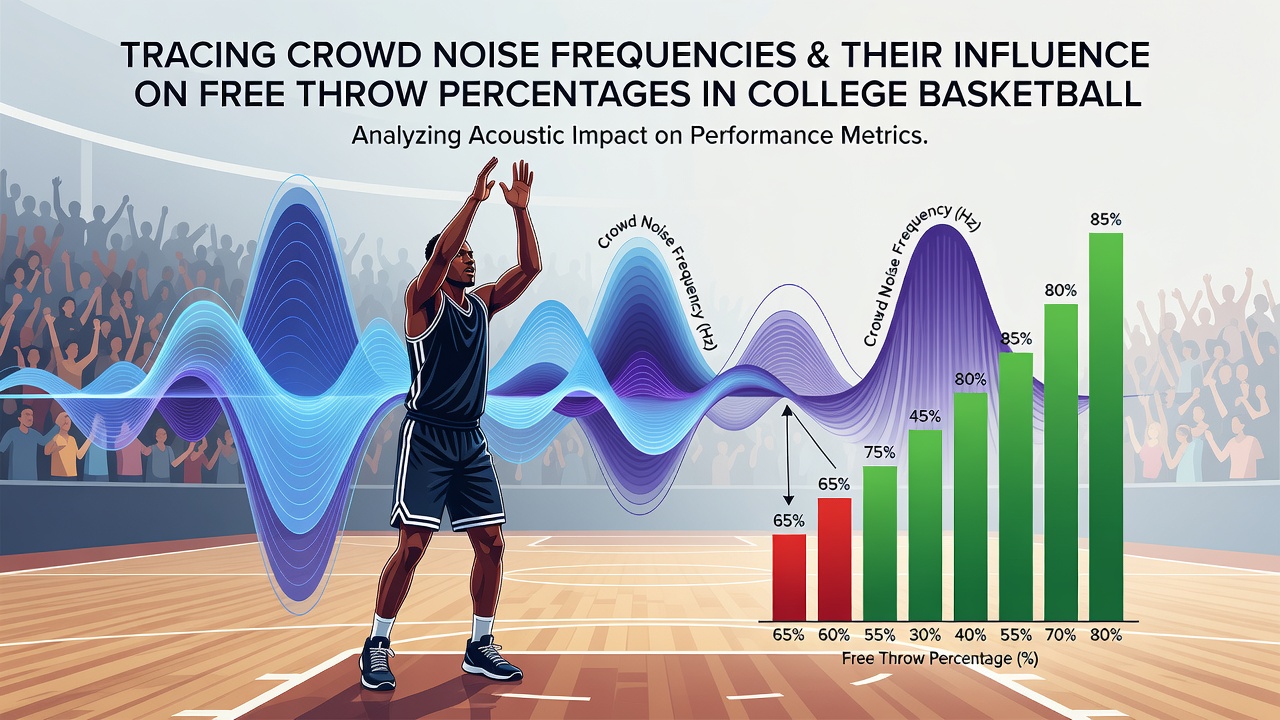 Live betting terminal displaying real-time crowd noise frequency data alongside updated free throw percentage odds