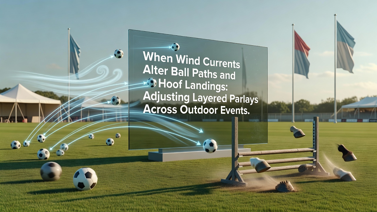 When Wind Currents Alter Ball Paths and Hoof Landings: Adjusting Layered Parlays Across Outdoor Events